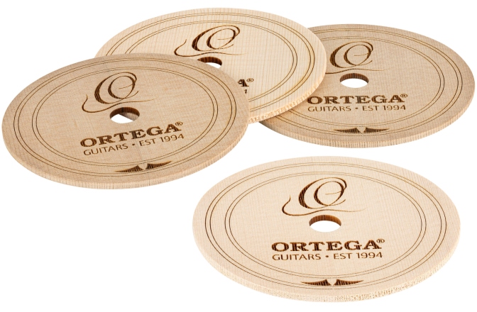 Suport pahar Ortega Wooden Coaster 4 pcs Set - Spruce