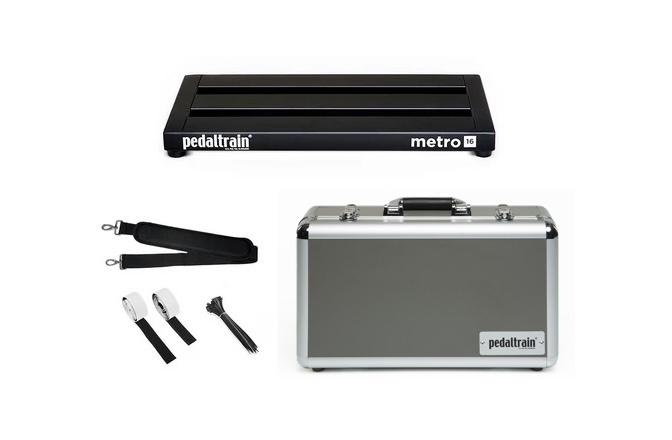 Suport pedale efect Pedaltrain METRO 16 Pedalboard with Hard Case