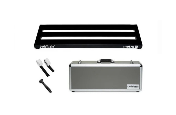 Suport pedale efect Pedaltrain METRO 24 Pedalboard with Hard Case