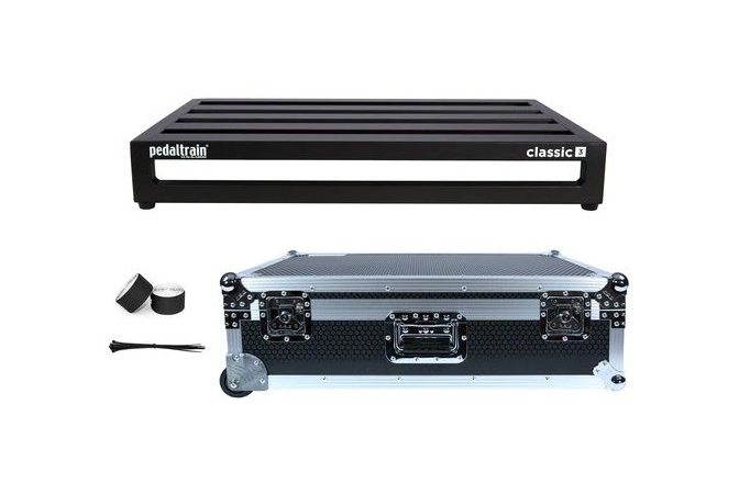 Suport pedale efect Pedaltrain PT-CL3-TCW Classic 3 Pedalboard with Hard case
