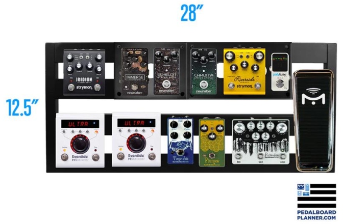 Suport pedale efect Pedaltrain PT-JMAX-TC JR MAX with Tour Case