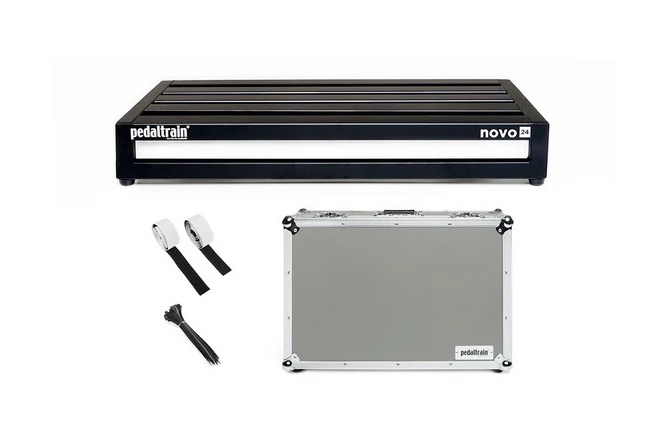 Suport pedale efect Pedaltrain PT-N24-TC NOVO 24 Pedalboard with Tour Case