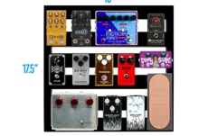 Suport pedale efect Pedaltrain XD-18 with Soft Case
