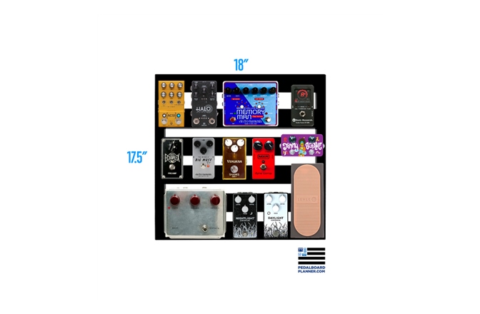 Suport pedale efect Pedaltrain XD-18 with Soft Case
