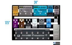 Suport pedale efect Pedaltrain XD-24 with Soft Case