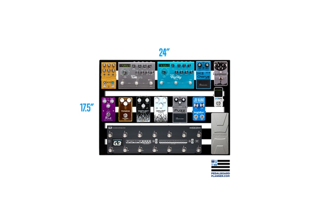 Suport pedale efect Pedaltrain XD-24 with Soft Case