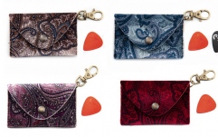 Suport pene breloc RightOn Pick Pouch Paisley Red