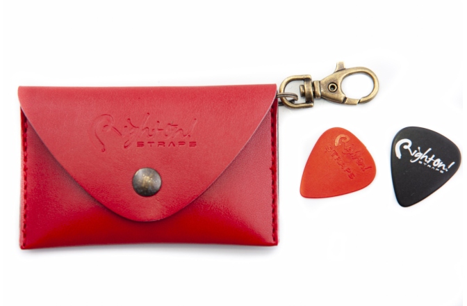 Suport pene breloc RightOn Pick Pouch Plain Red