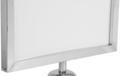 Suport pentru semne  Eurolite Sign for Eurolite Barrier 317x215 silver