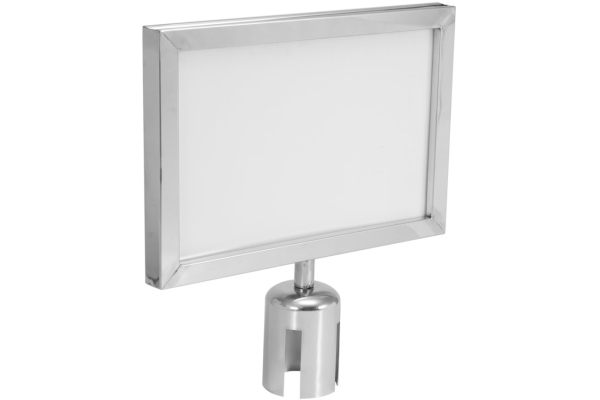 Sign for Eurolite Barrier 317x215 silver Sign for Eurolite Barrier 317x215 silver