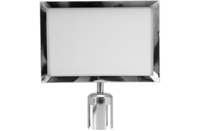 Suport pentru semne  Eurolite Sign for Eurolite Barrier 317x215 silver
