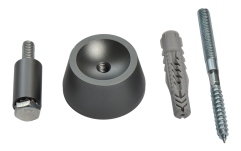 Suport perete chitară Bulldog Guitar Hanger Gunmetal