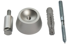 Suport perete chitară Bulldog Guitar Hanger Silver