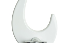 Suport perete chitara Bulldog Wall Dragon - White High Gloss - Natural Carrier