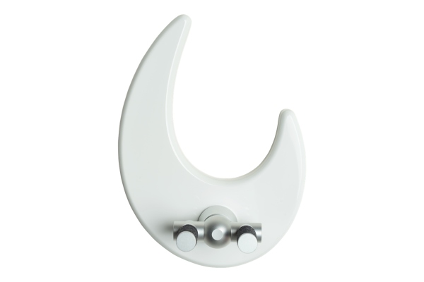 Wall Dragon - White High Gloss - Natural Carrier Wall Dragon - White High Gloss - Natural Carrier