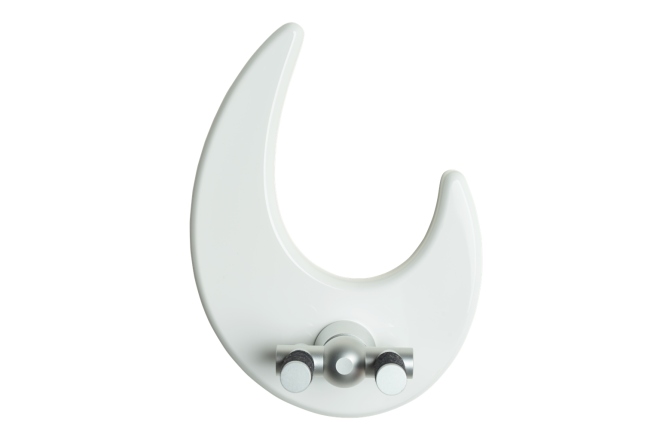 Suport perete chitara Bulldog Wall Dragon - White High Gloss - Natural Carrier