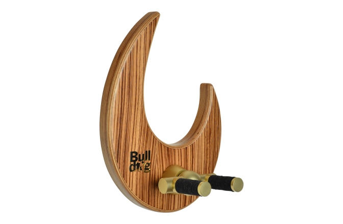 Suport perete chitara Bulldog Wall Dragon - Zebrano - Gold Carrier