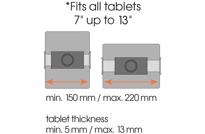 Suport tableta de perete Vogels pentru perete TMS1010
