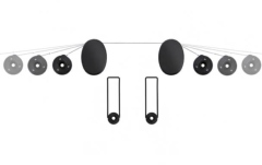 Suport TV de perete fix cu fir  Multibrackets MB-5040  diagonale 26"-55"