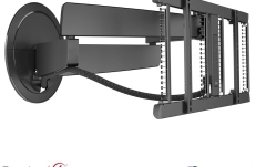 Suport TV de perete motorizat  Vogels 7675 PRO, 40"-77", max.35 kg, negru