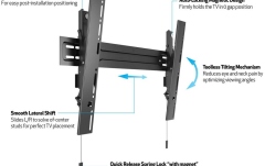 Suport TV de perete Super Slim Multibrackets MB-5549 40"- 75" max. 35 Kg