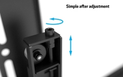 Suport TV de perete Super Slim Multibrackets MB-5549 40"- 75" max. 35 Kg