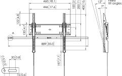 Suport TV de perete  Vogels PFW4510, 42"-55" max.50kg