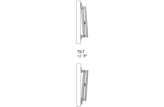 Suport TV Flip  Multibrackets MB-7802 diagonala 50"- 95" Negru