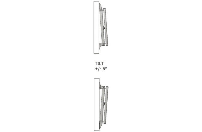 Suport TV Flip  Multibrackets MB-7802 diagonala 50"- 95" Negru