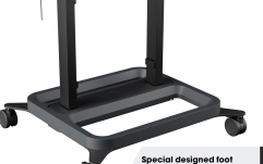Suport TV motorizat Vogels RISE 5205, 65"-86", max 120 kg, 50 mm/s, Negru, eligibil cu PNRAS/PNRR