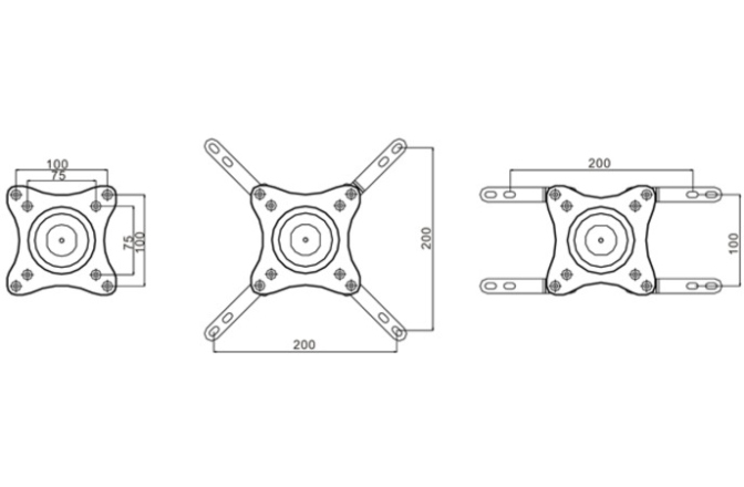 Suport TV perete Multibrackets MB-6085  diagonala15''-32'' ( 38 cm-81 cm)