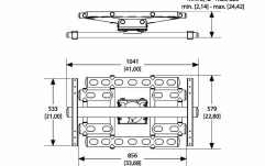 Suport TV perete Vogels PFW6855 65''-98'' (165cm-250cm) max 227 kg