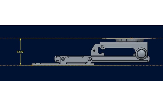 Suport TV tavan  Multibrackets MB-0346, Flip 90 grade diagonala 15''-37'' ( 32- 93 cm)