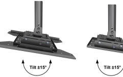 Suport TV tavan  Multibrackets MB-5919 reglabil 580-1550mm 32-65" 