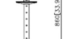 Suport TV tavan Multibrackets Single 1500 MB-5484 diagonala 42"-75" reglabil 