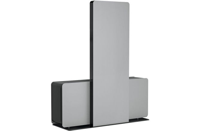 Suport TV Vogels PVF4112, un ecran 55''-90''/ doua ecrane de pana la 65'', silver