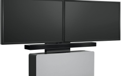 Suport TV Vogels PVF4112, un ecran 55''-90''/ doua ecrane de pana la 65'', silver