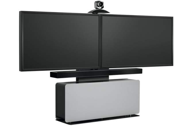 Suport TV Vogels PVF4112, un ecran 55''-90''/ doua ecrane de pana la 65'', silver
