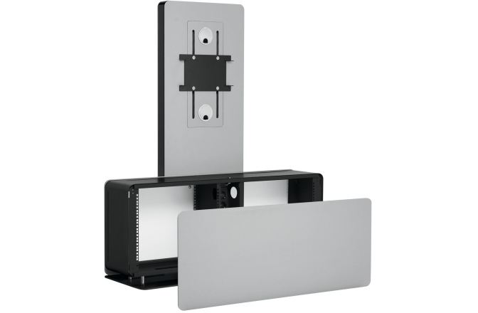 Suport TV Vogels PVF4112, un ecran 55''-90''/ doua ecrane de pana la 65'', silver
