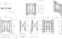 Suport video-wall  Vogels PFW6885, cu modul pop-out, portret, pentru diagonale intre 37''-65''(94-165cm), max. 45,5 kg