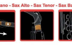 Surdină Saxofon Saxmute Surdina saxofon Sopran Saxofon cu 2 gat S