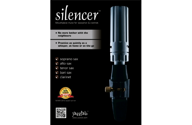 Surdine saxofon si clarinet Jazzlab Silencer Mk2
