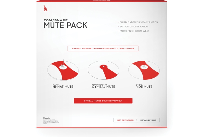 Surdine Tobe Evans SoundOff by EVANS Drum Mute Pack Standard (12131416)