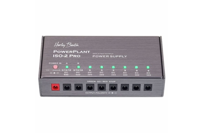 Sursă alimentare pedale efect Harley Benton PowerPlant ISO-2 Pro