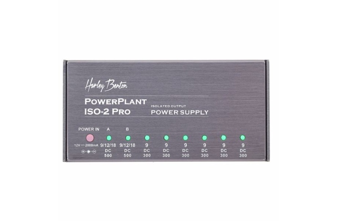 Sursă alimentare pedale efect Harley Benton PowerPlant ISO-2 Pro