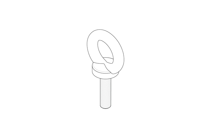Șurub cu cap de colier Optimal Audio M8 BOLT