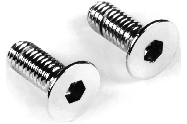 socket screw set of 2 pcs chrome - for height adjustment of the steelystand socket screw set of 2 pcs chrome - for height adjustment of the steelystand
