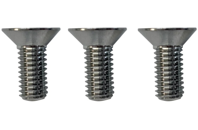 Șuruburi bloc tremolo Floyd Rose  FRTBMSTIP - Tremolo Block Mounting Screws (3 pcs) - Titanium