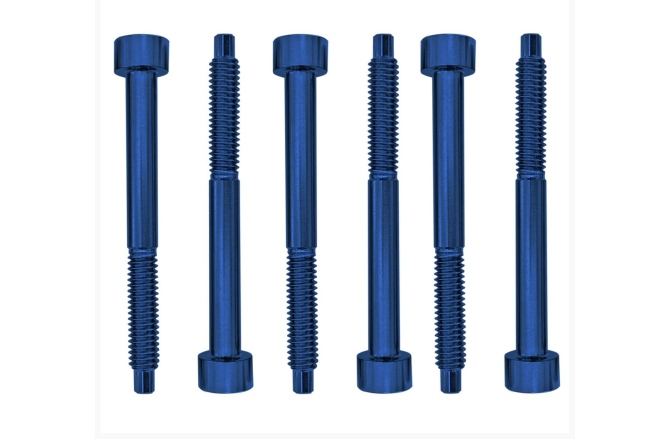 Șuruburi blocare tremolo Floyd Rose  FROSLSBLP - Color Stainless Steel String Lock Screws (6 pcs), Blue