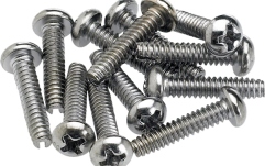 Șuruburi Fender Pickup and Selector Switch Mounting Screws (12) (Chrome)